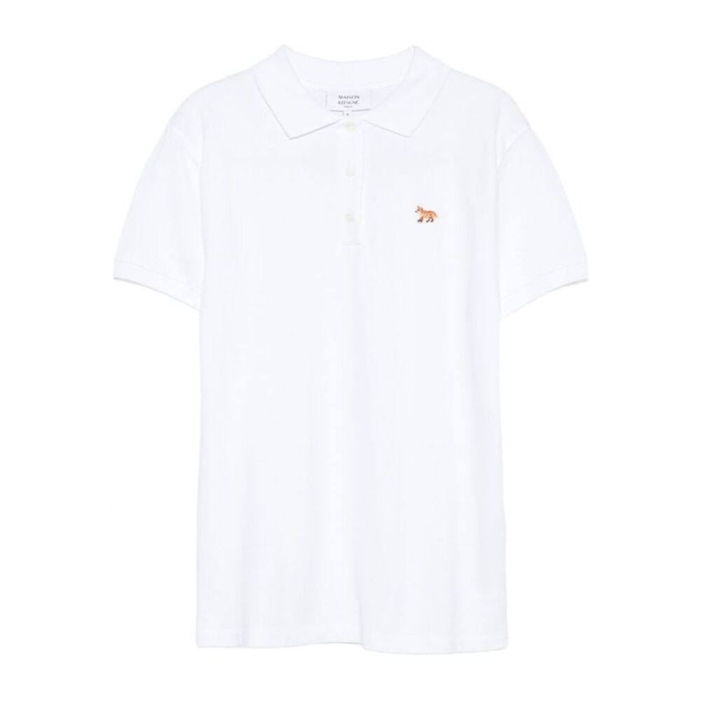Maison Kitsuné Women's Baby Fox-Motif Polo Top